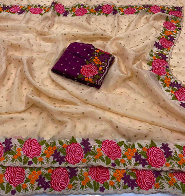 Fancy silk saree