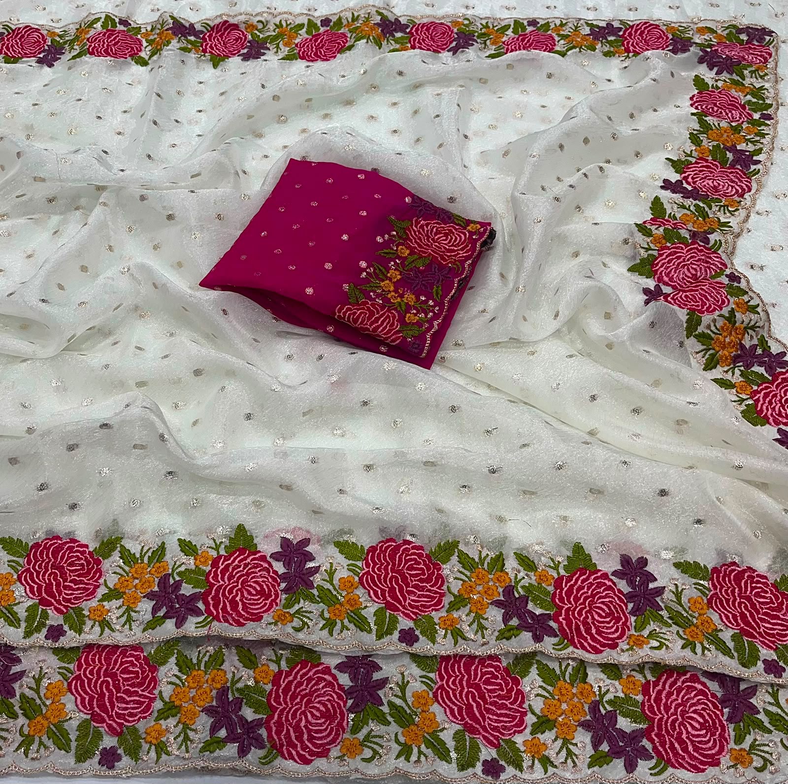 Fancy silk saree