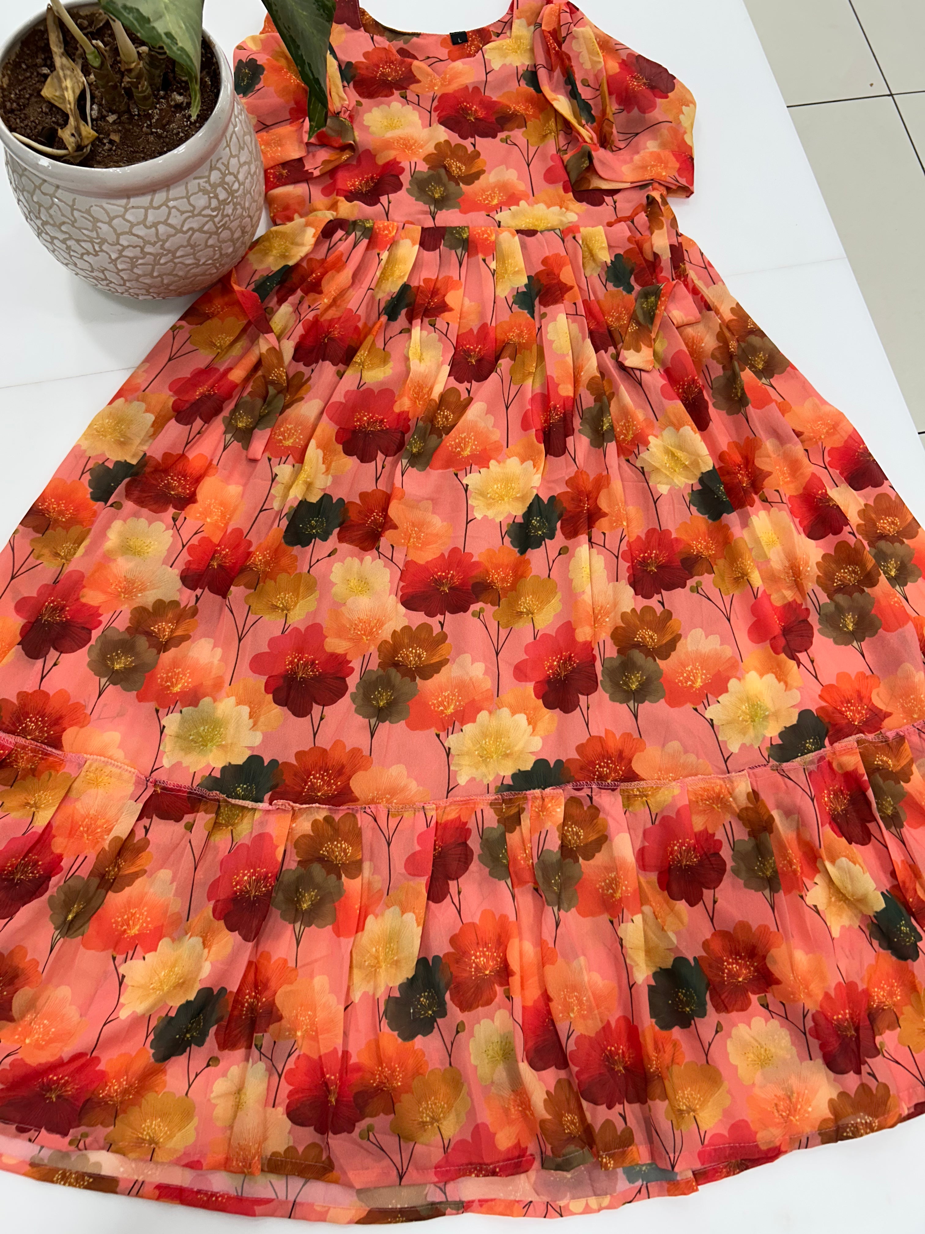 Beautiful georgette frock