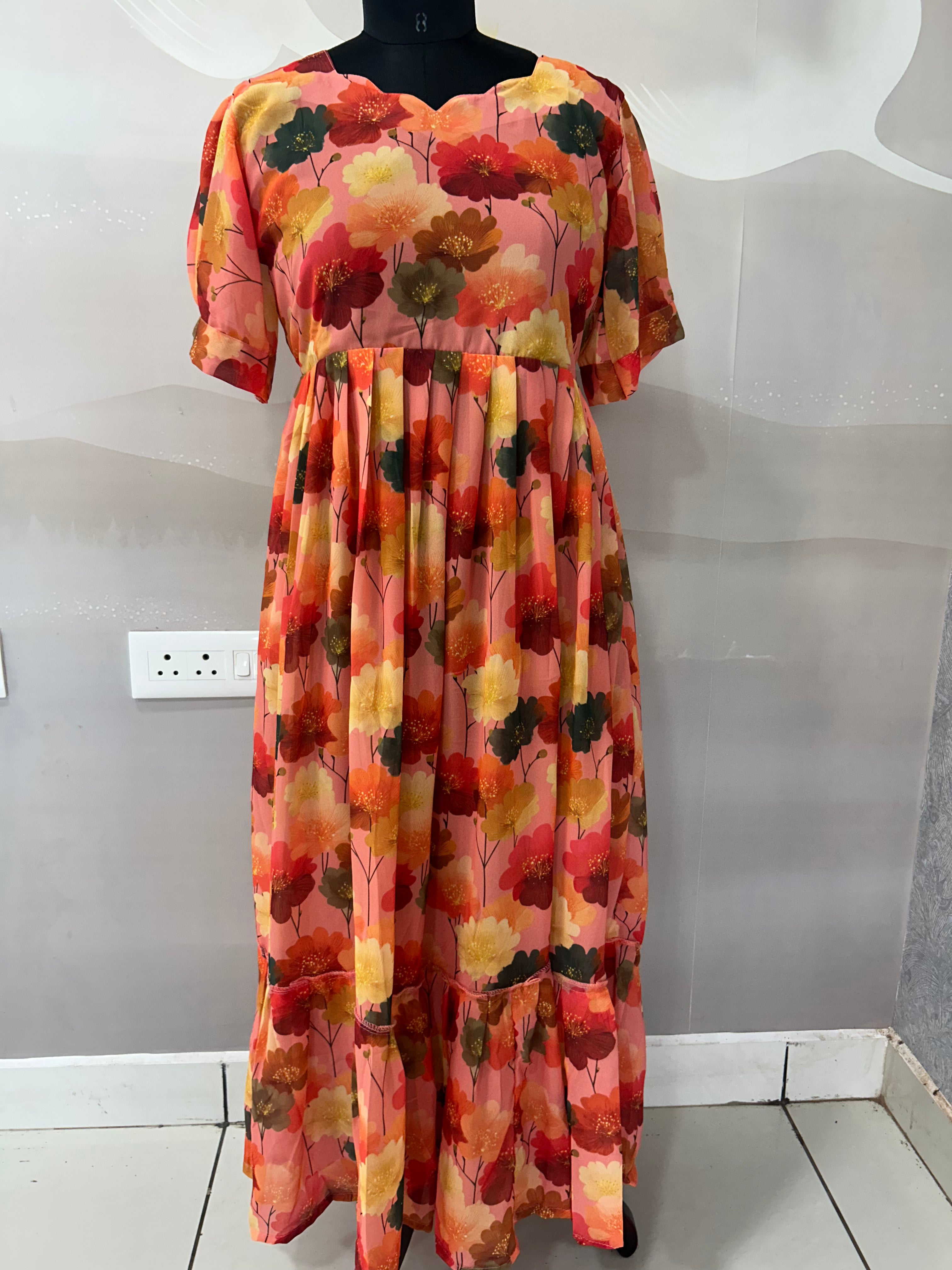 Beautiful georgette frock
