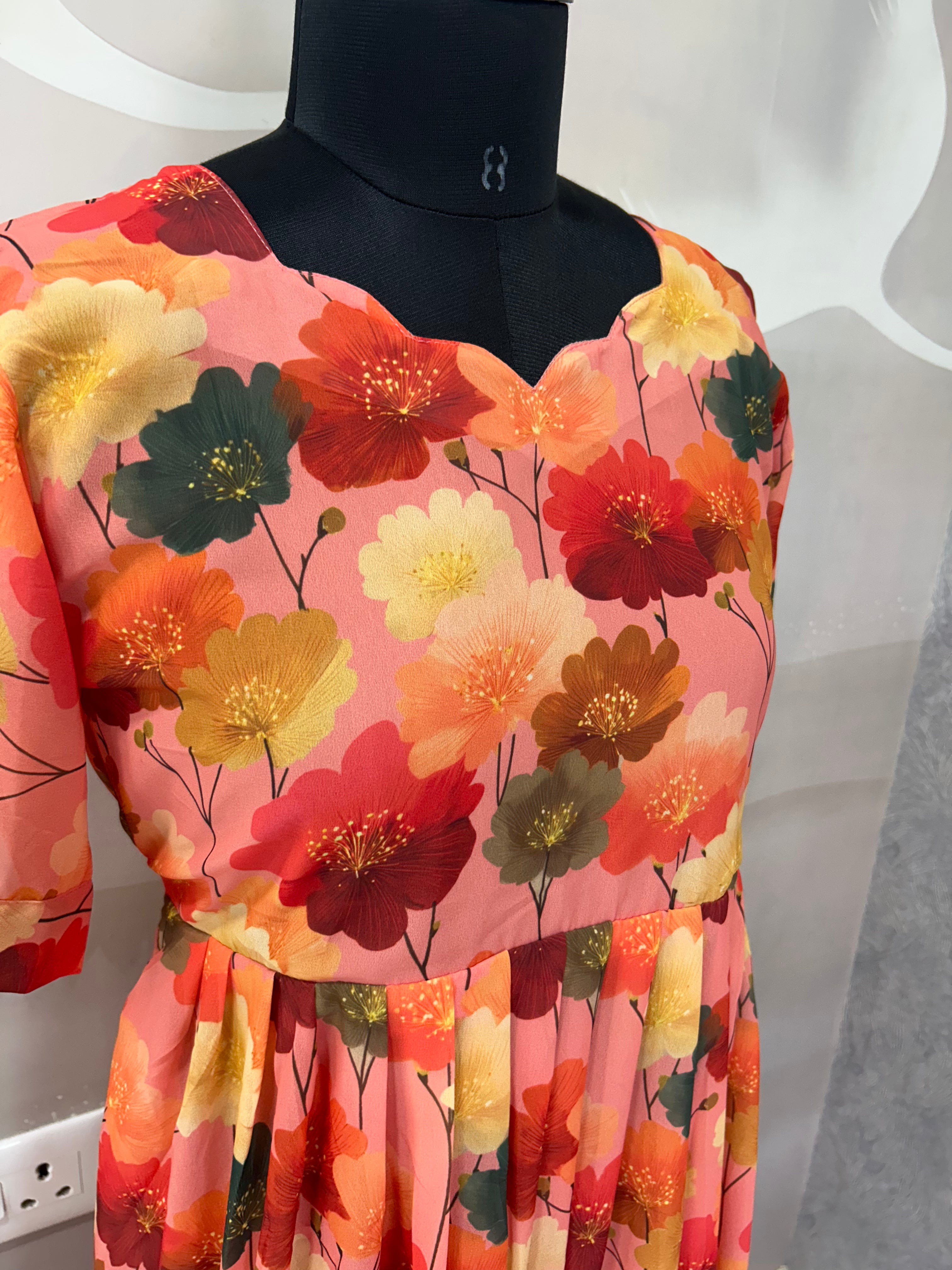 Beautiful georgette frock