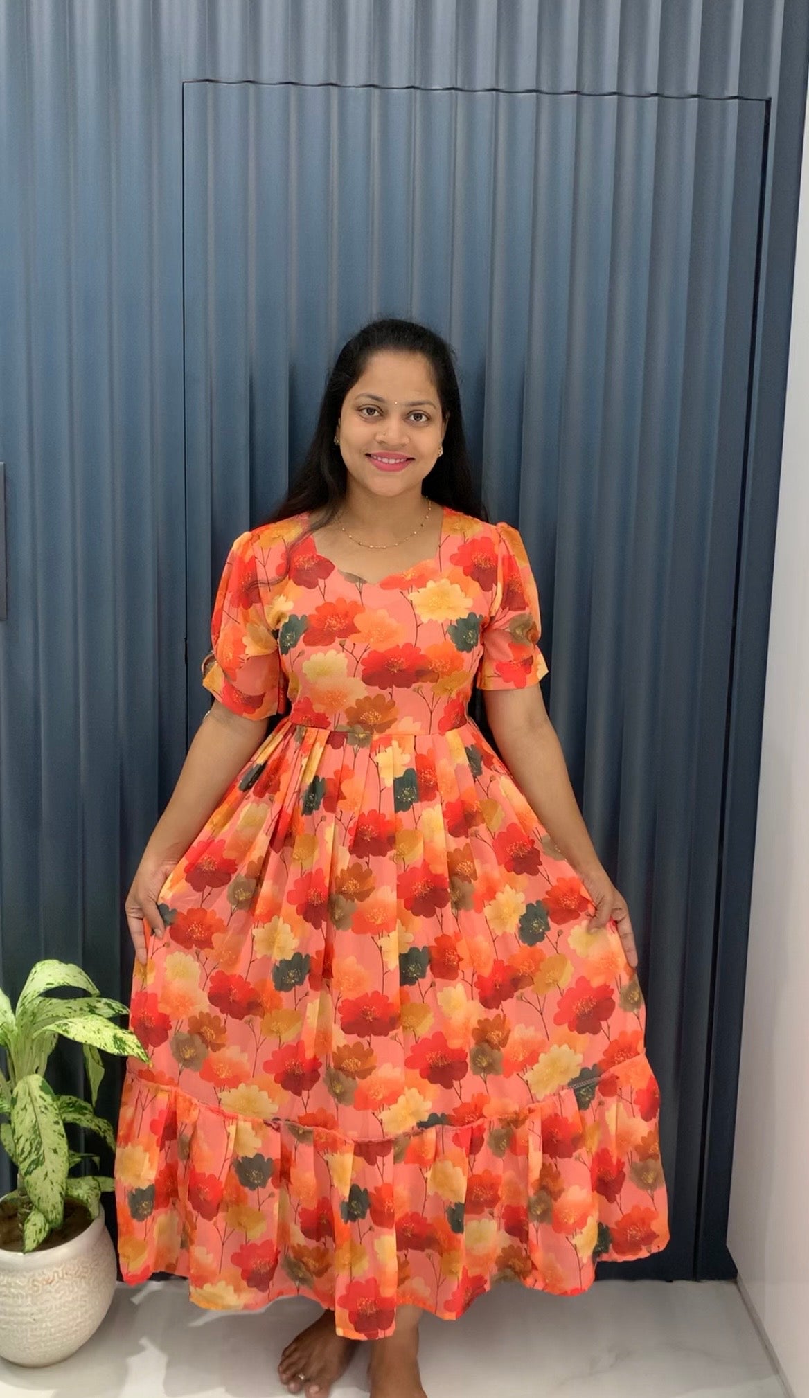 Beautiful georgette frock