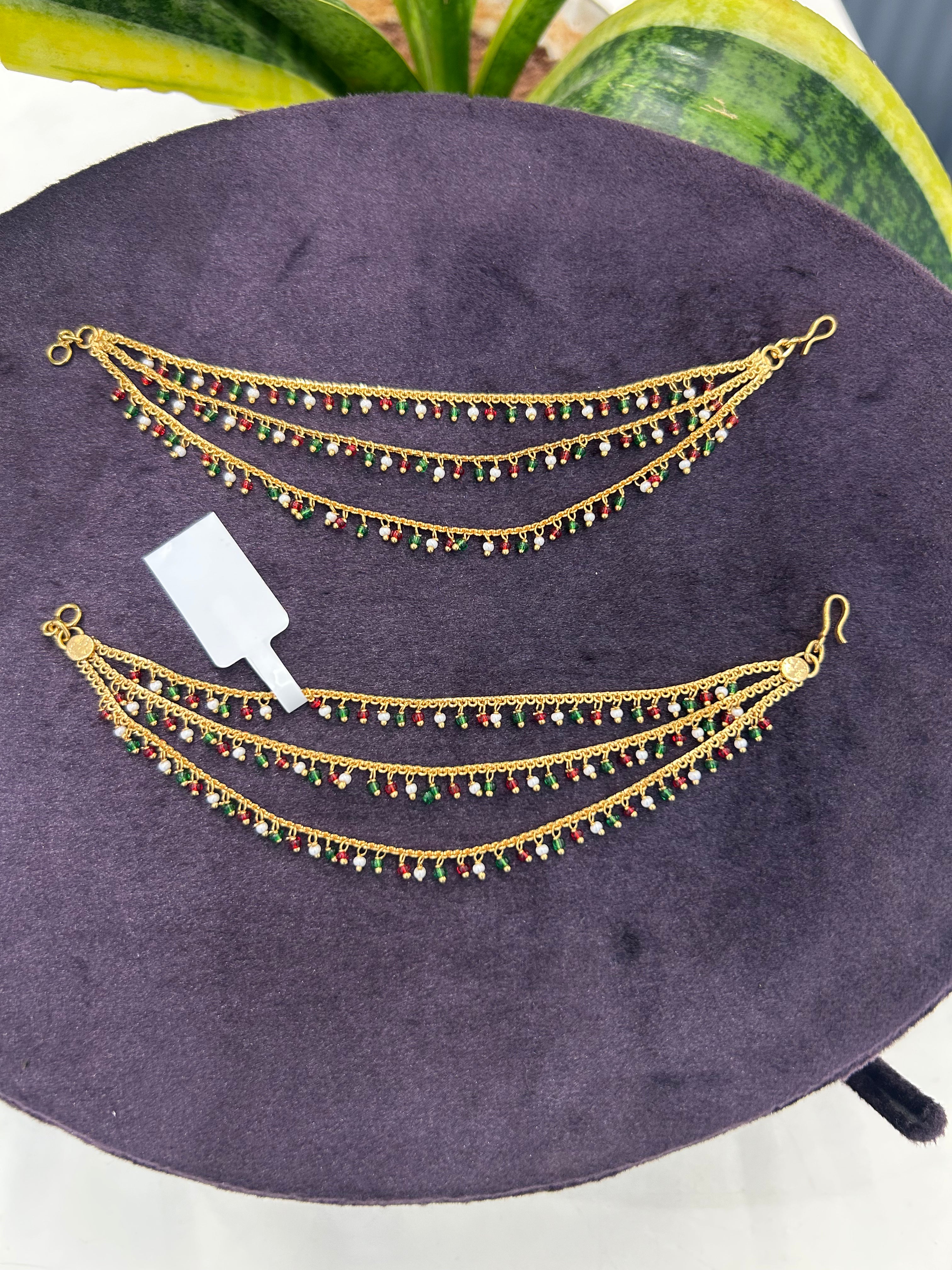 Beautiful multi colour beads Champaswaralu