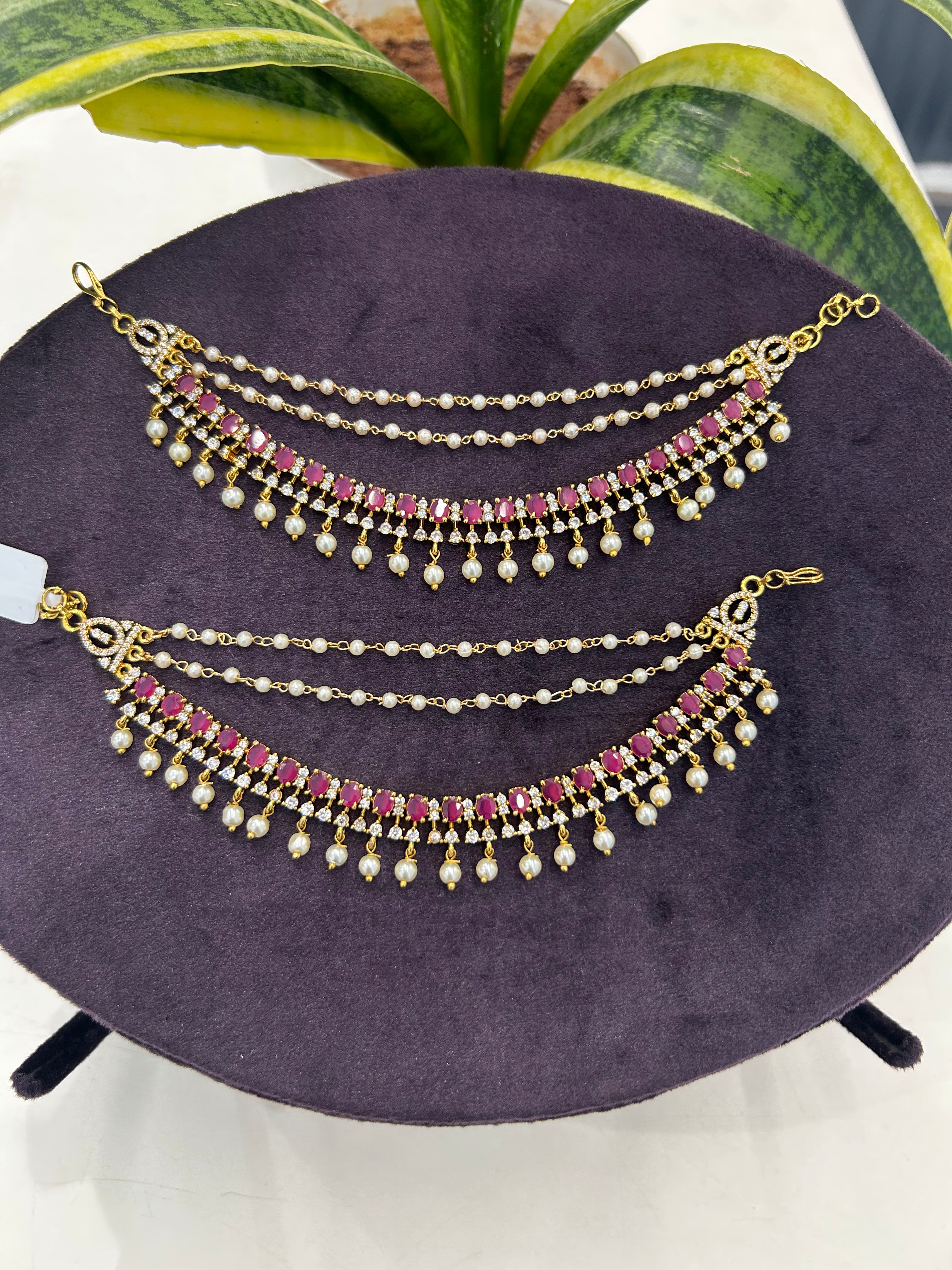 Beautiful ruby stone Champaswaralu