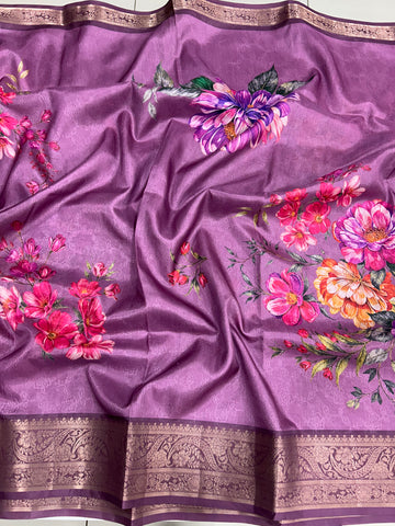 Beautiful fancy silk saree