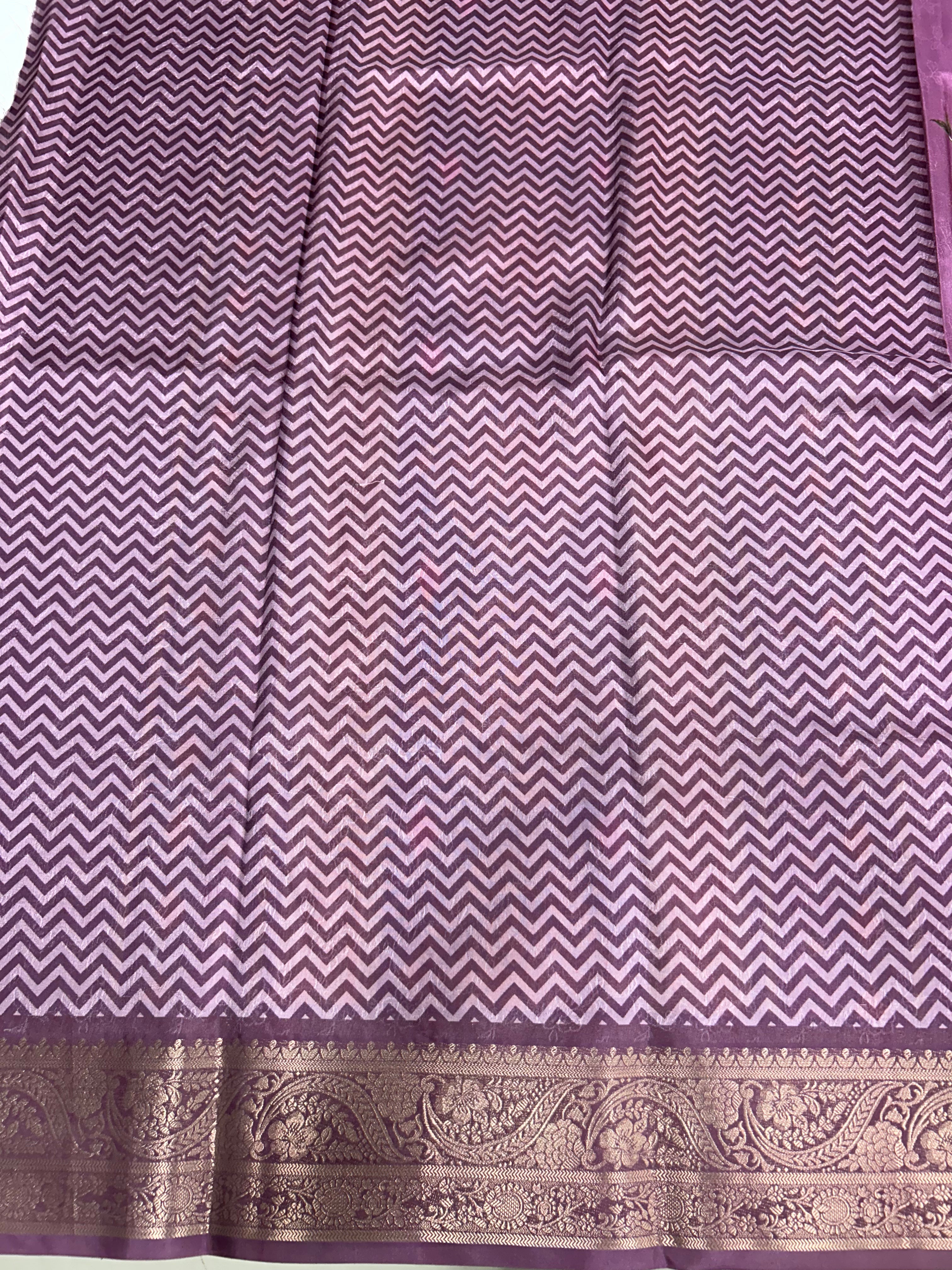 Beautiful fancy silk saree