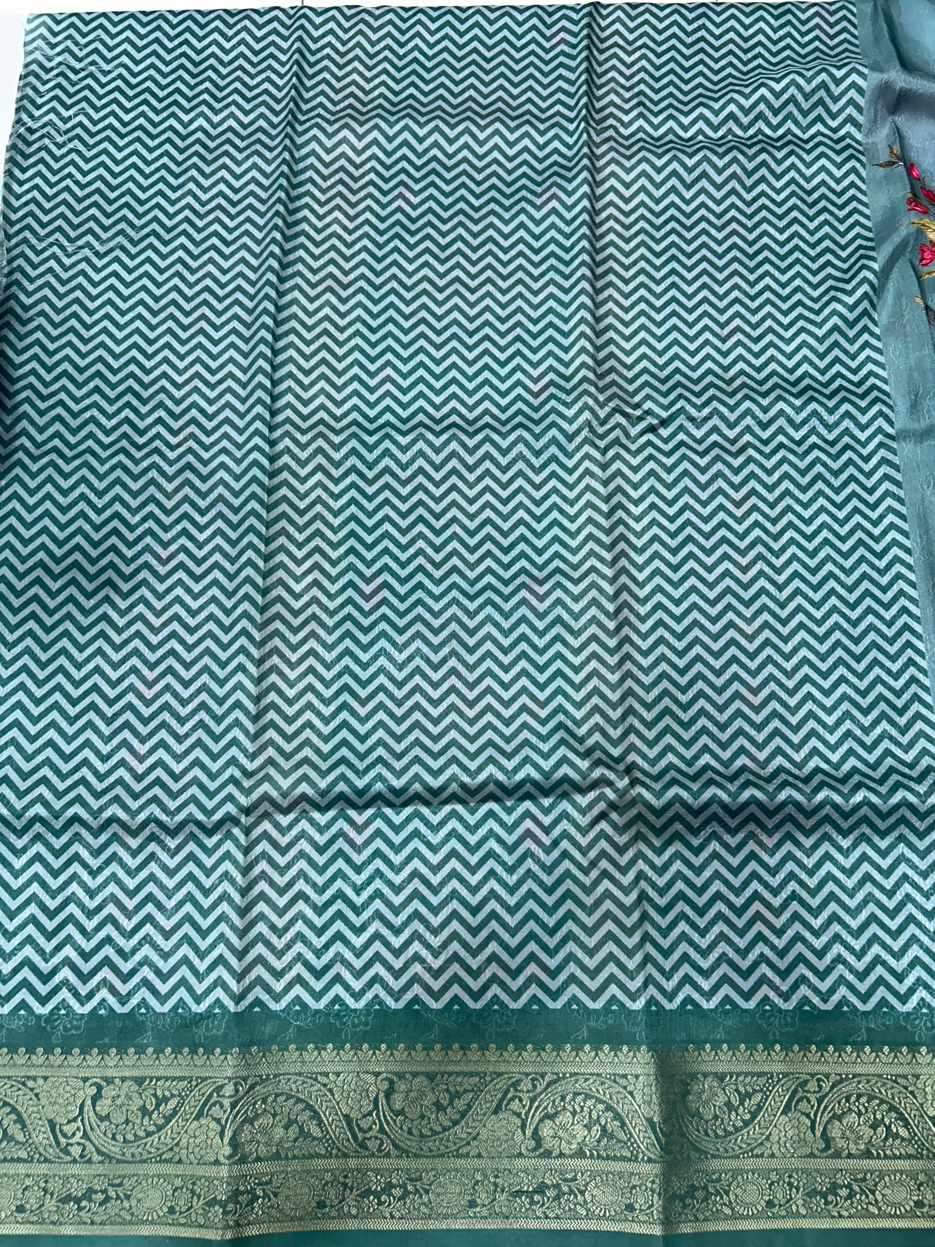 Beautiful fancy silk saree