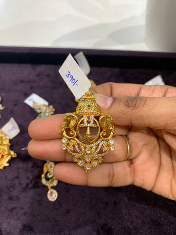 Beautiful Balaji pendant with back hook