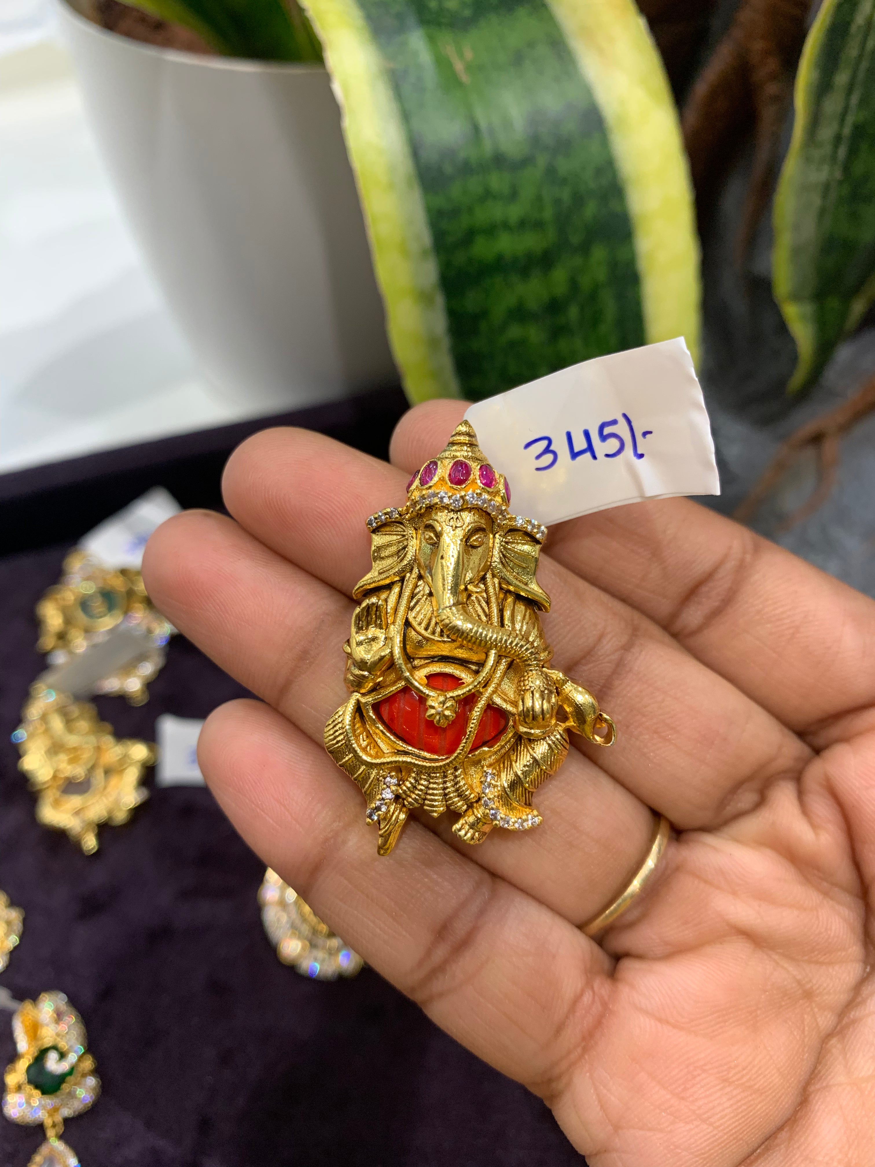 Beautiful Ganesh pendant with Backhook