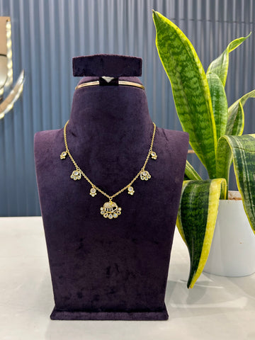 Beautiful Elephant design pendants with Chandraharam chain 18 inchs long