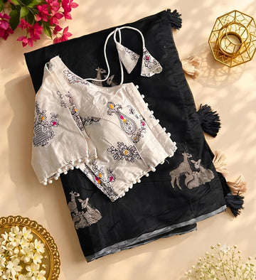 Premium chenderi saree