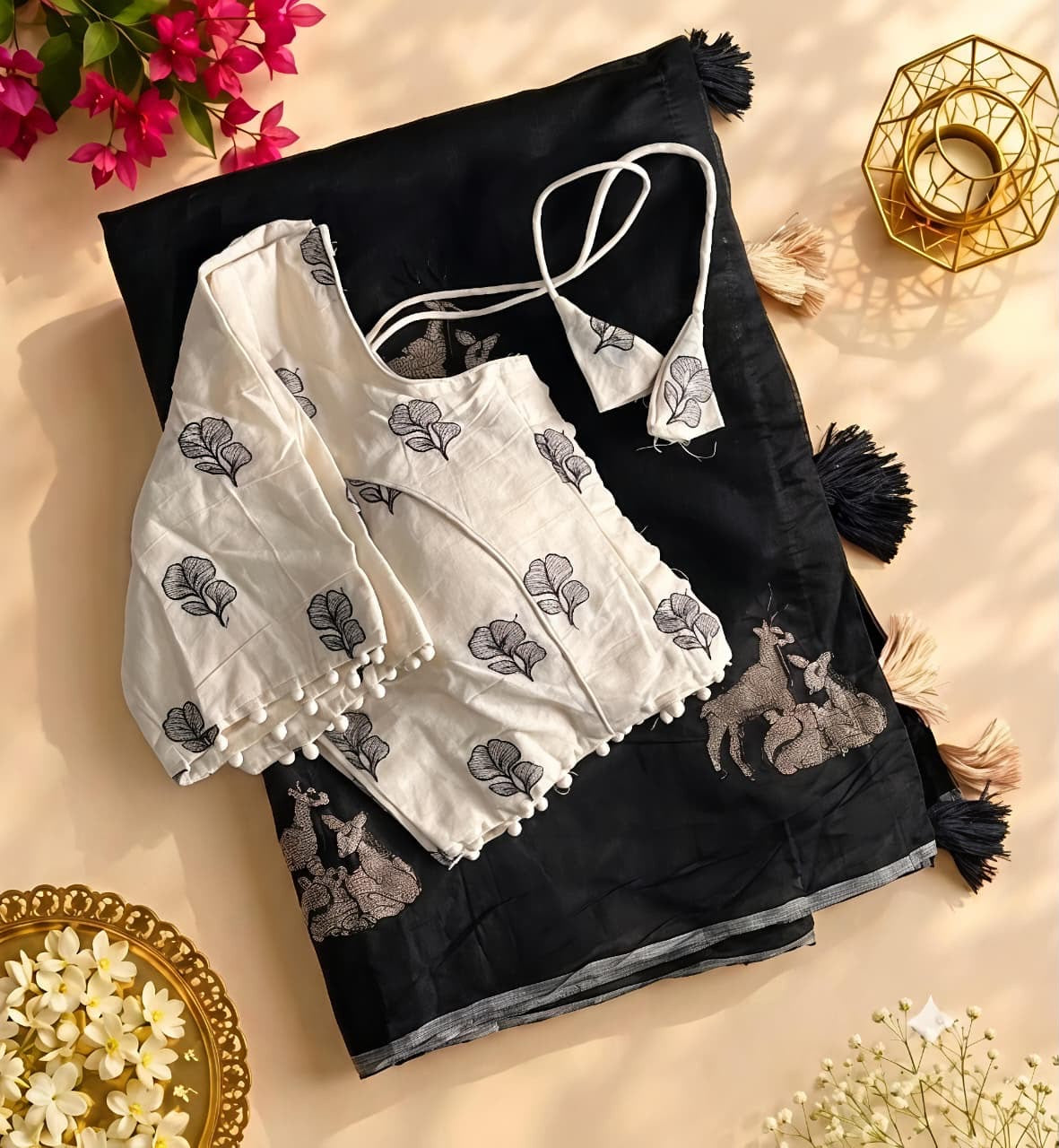 Premium chenderi saree