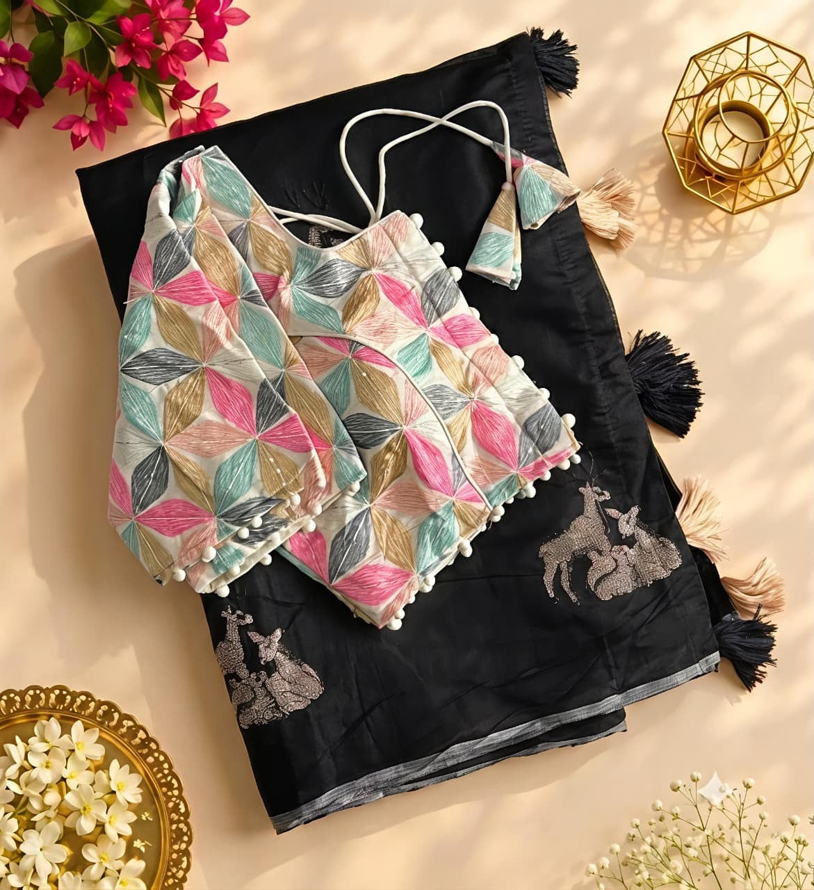Premium chenderi saree