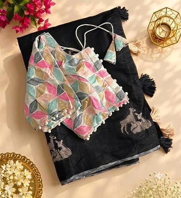 Premium chenderi saree