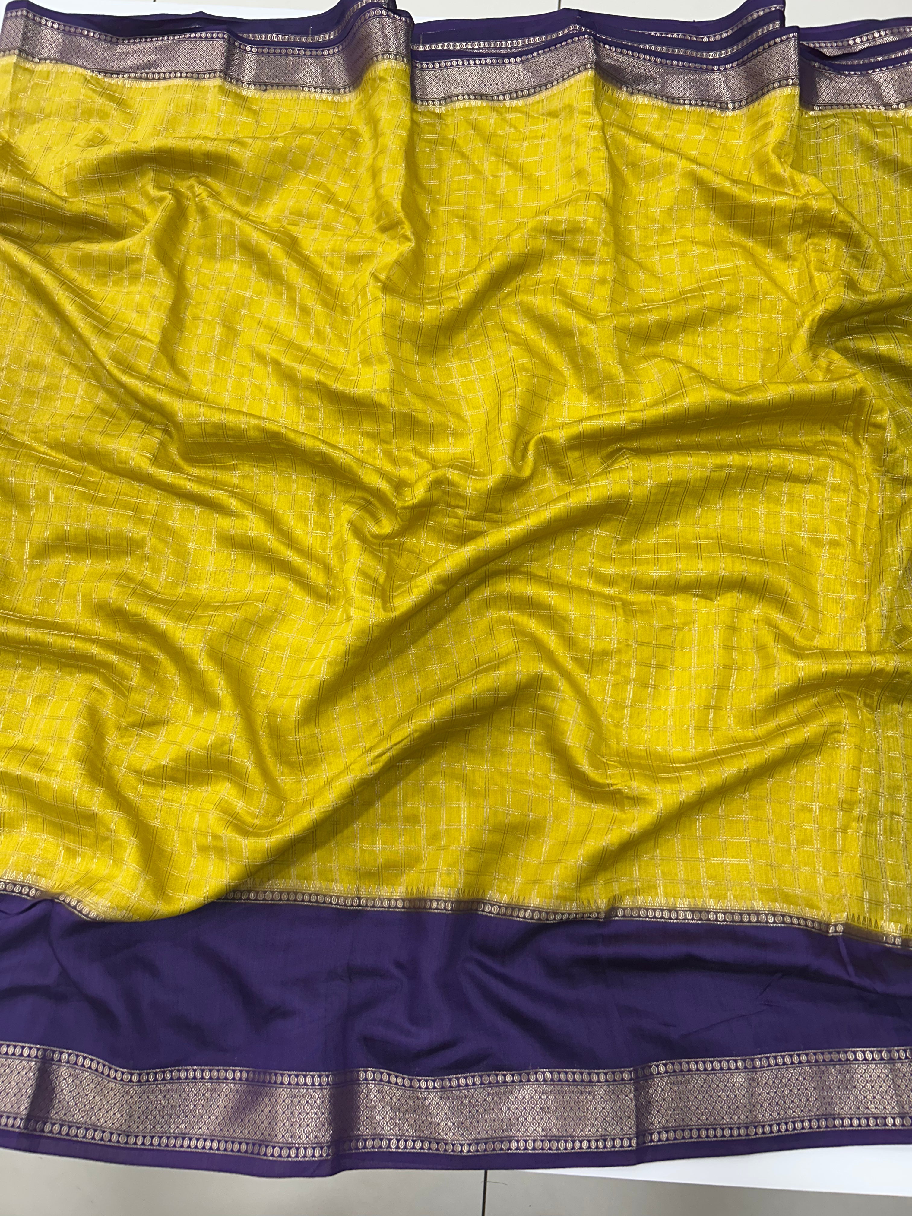 Beautiful Mysore silk saree