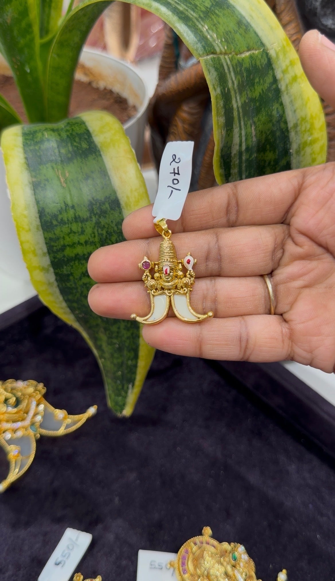 Beautiful Venkateswara swamy tiger nail