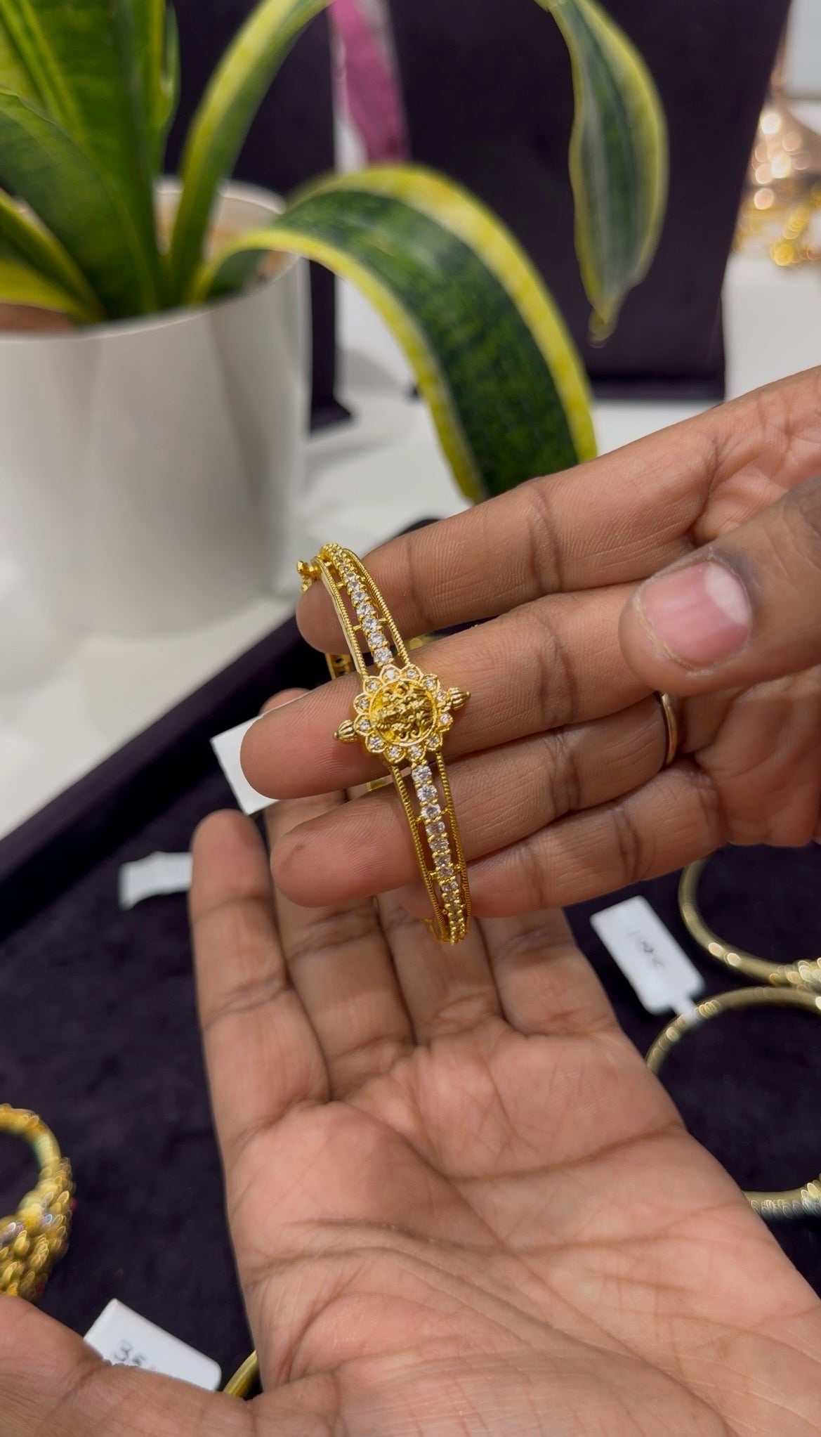 Beautiful Lakshmi devi openable bracelet