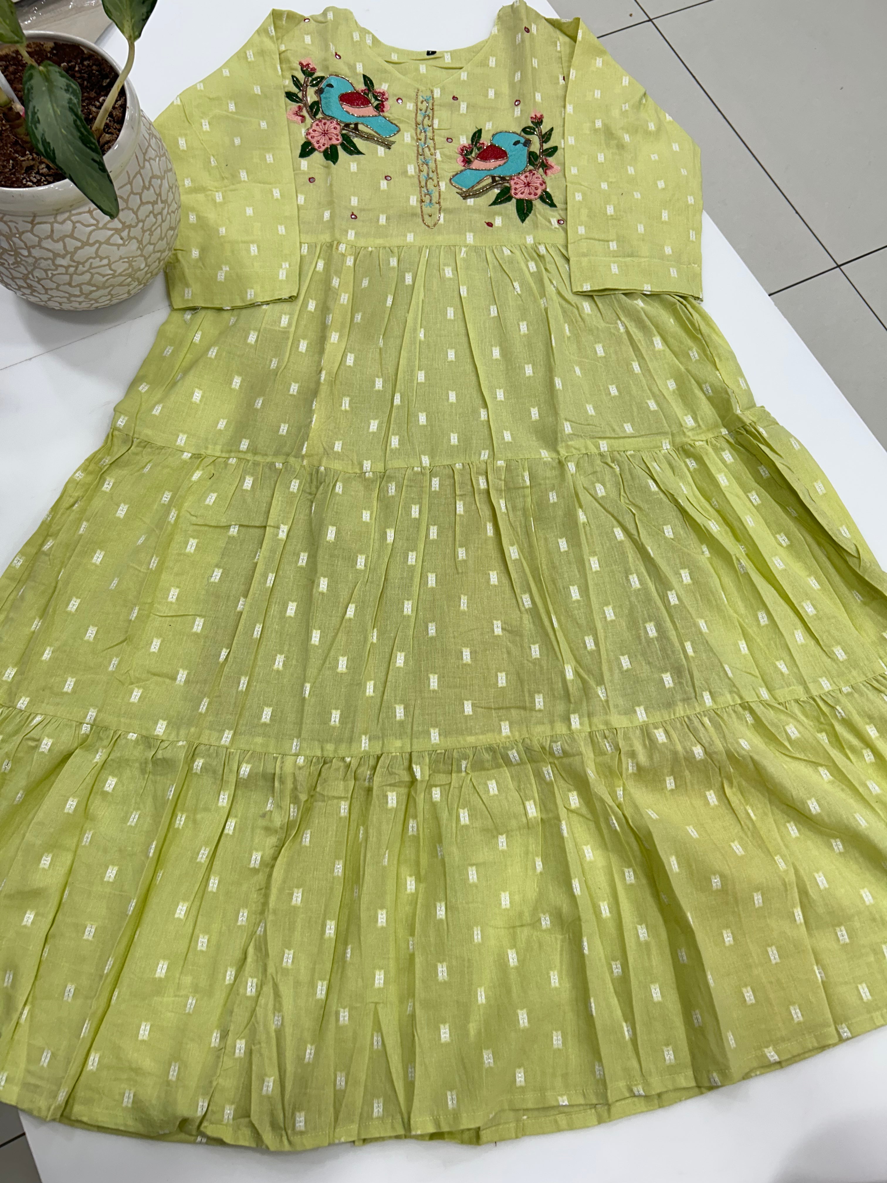 Beautiful cotton frock
