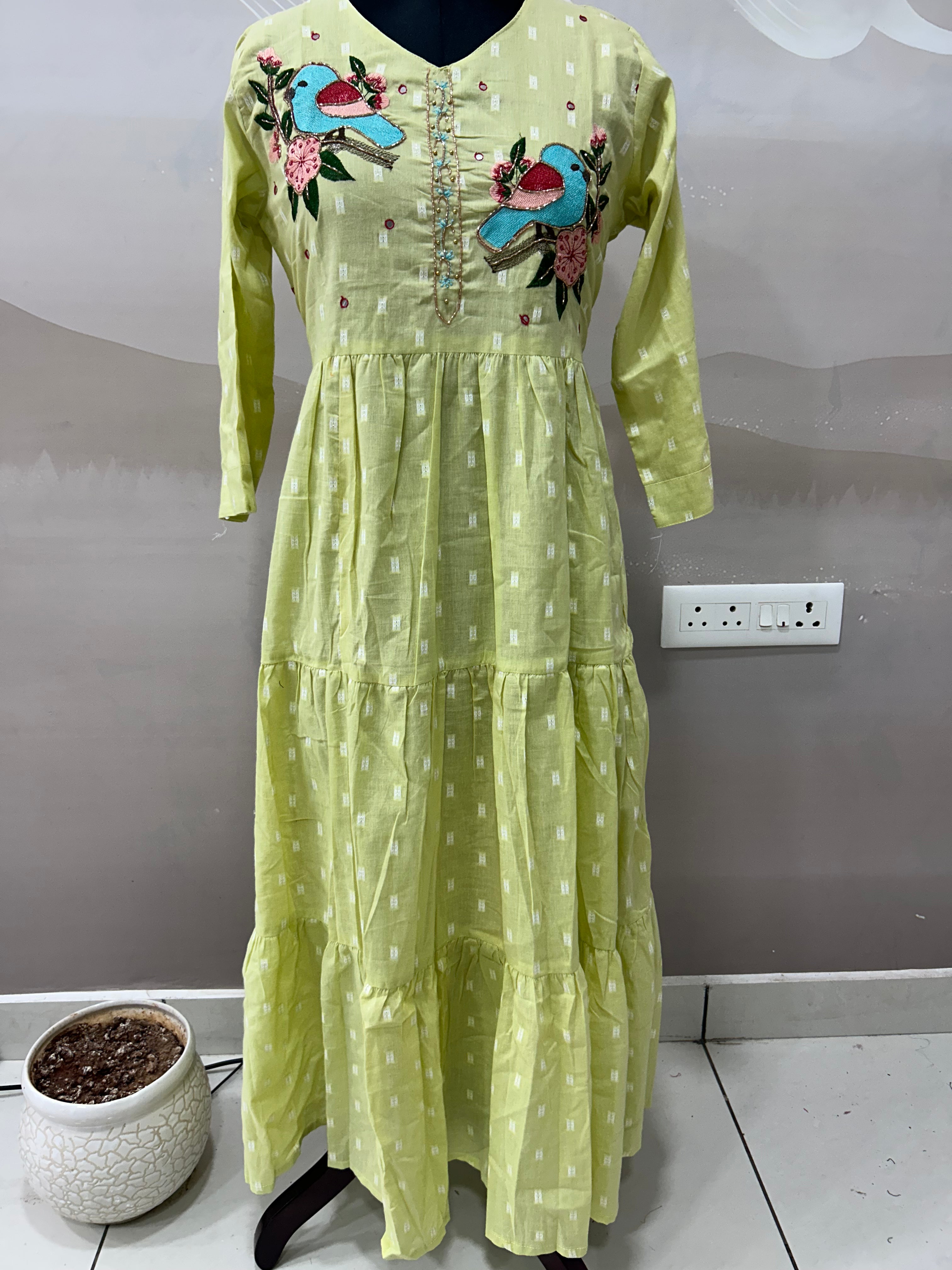 Beautiful cotton frock