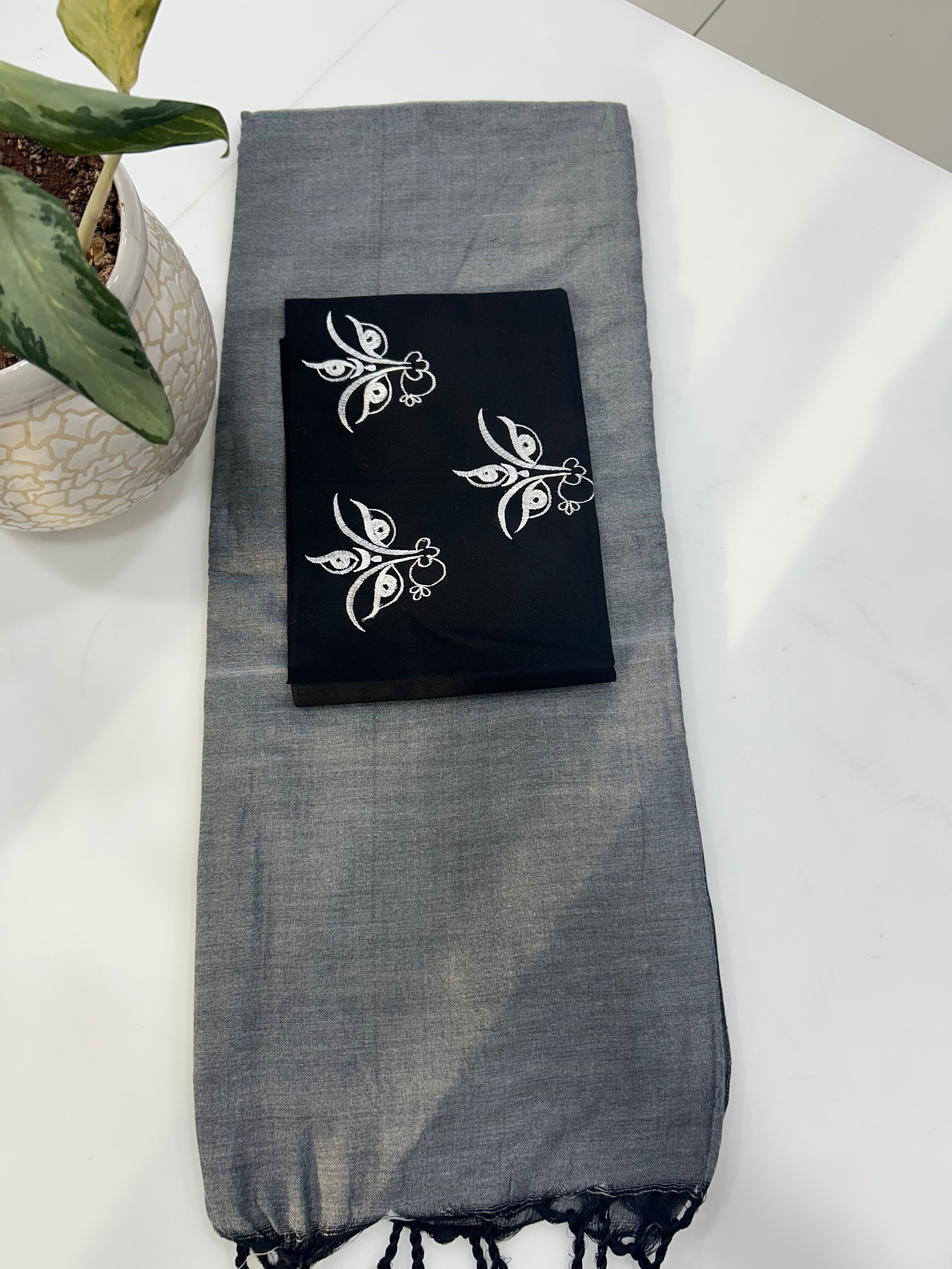 Beautiful Khadi cotton saree