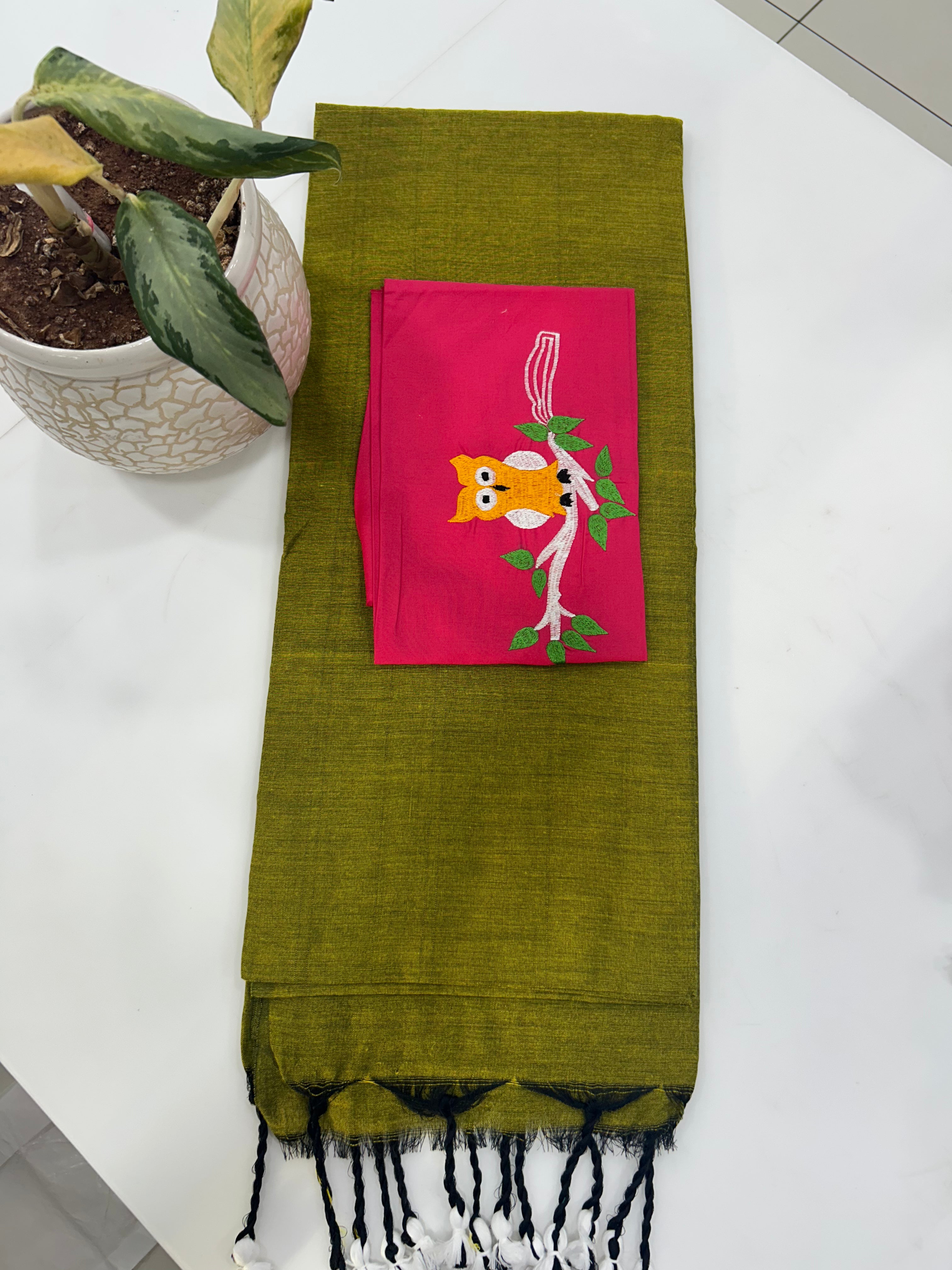 Beautiful Khadi cotton saree