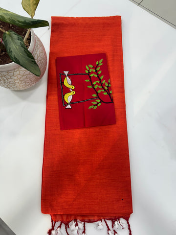 Beautiful Khadi cotton saree