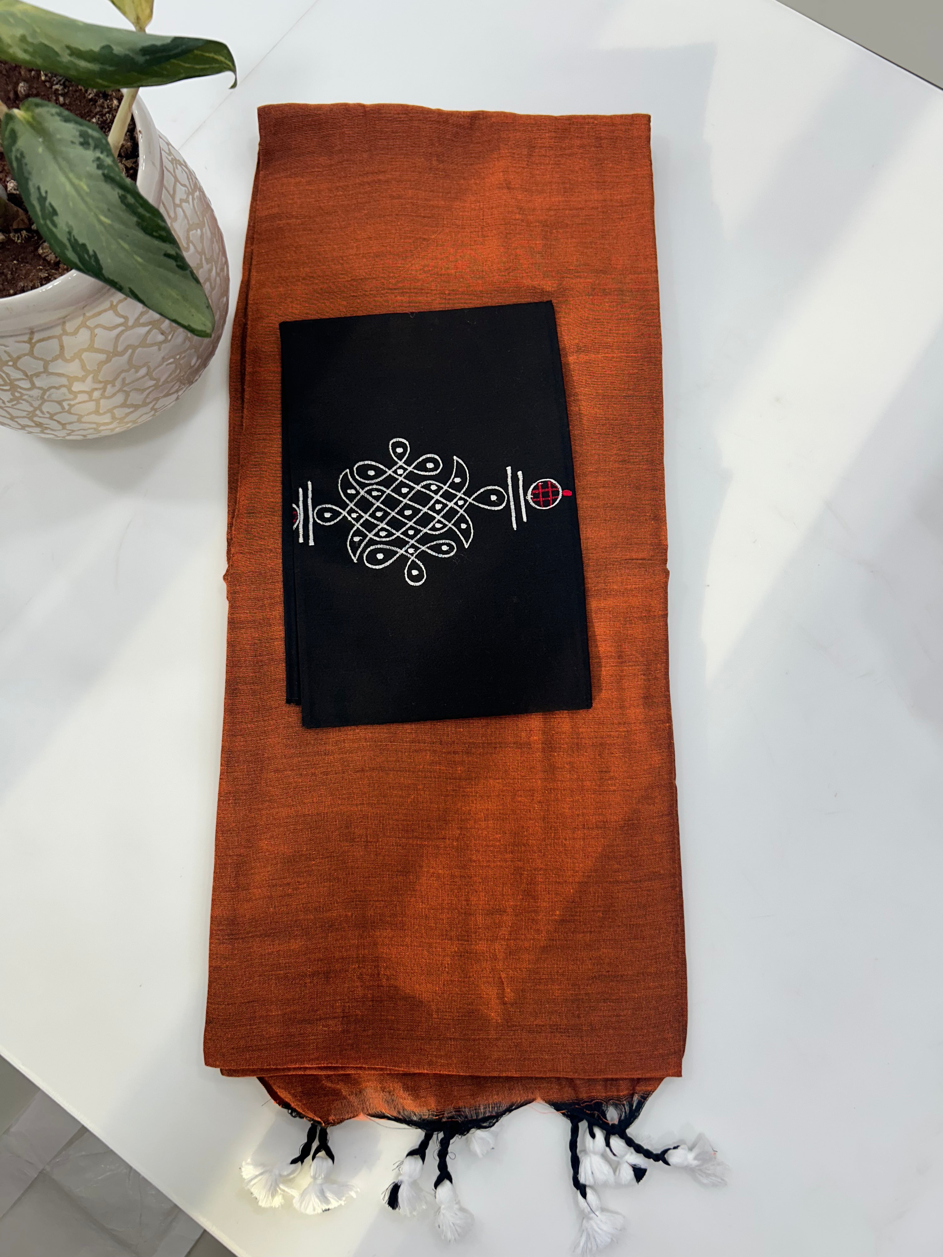 Beautiful Khadi cotton saree