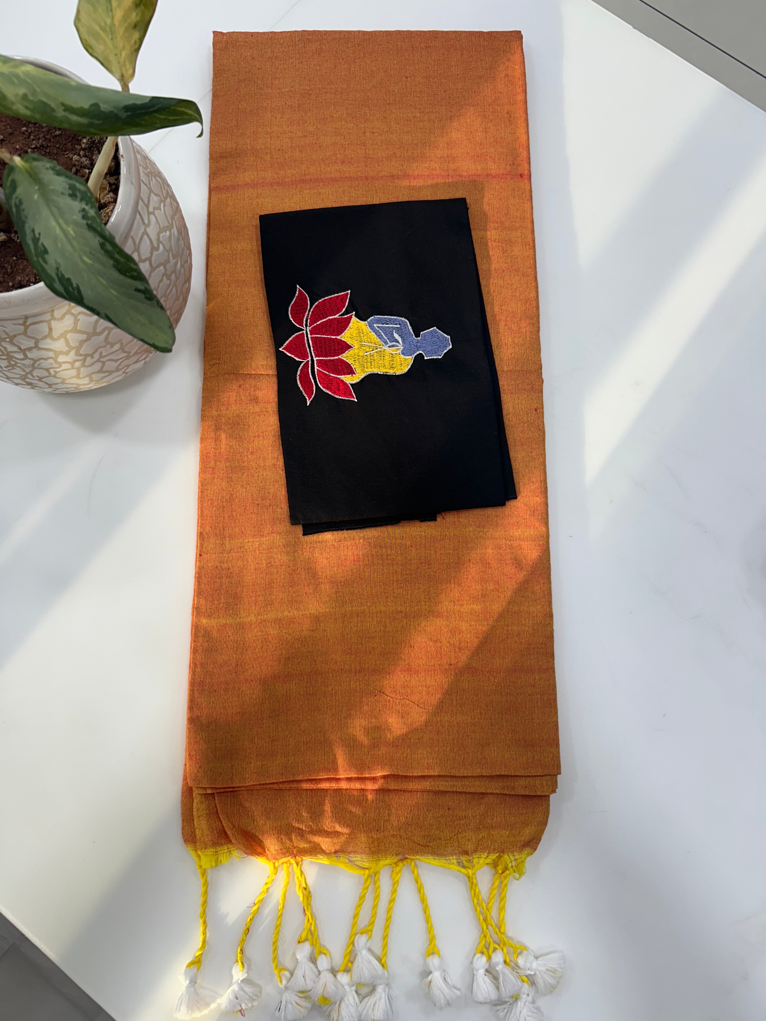Beautiful Khadi cotton saree