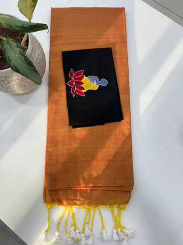 Beautiful Khadi cotton saree