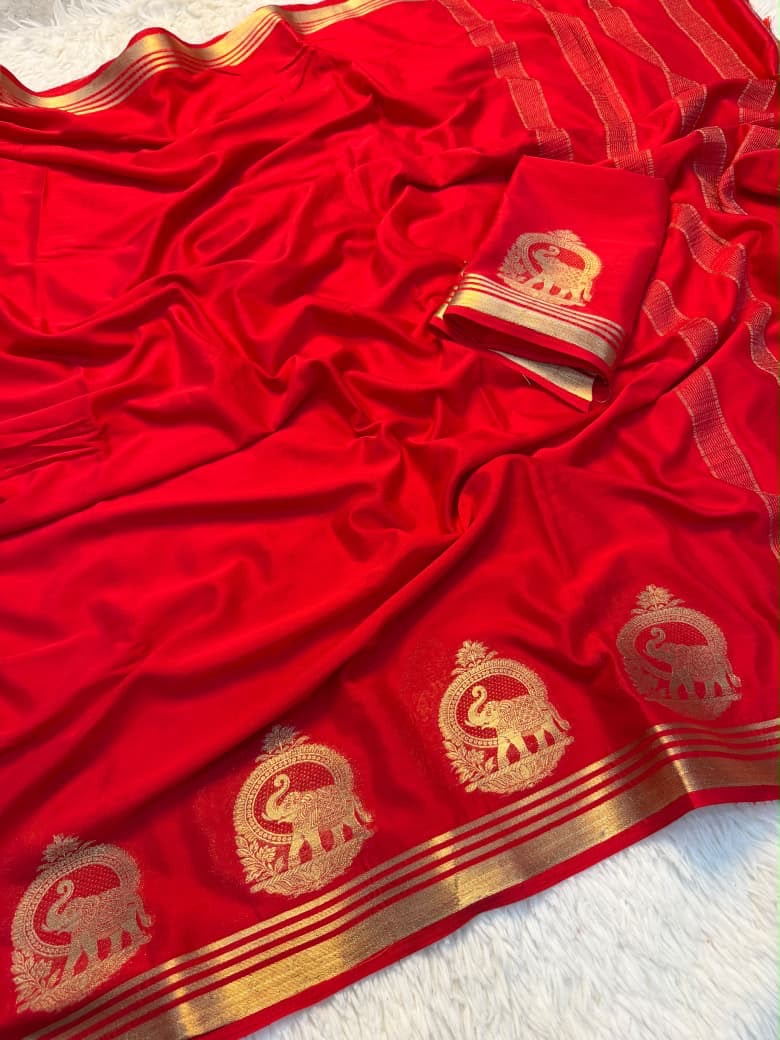 Viscose crep chiffon georgette saree