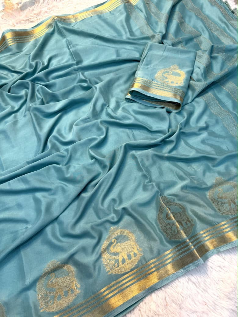 Viscose crepe chiffon georgette saree