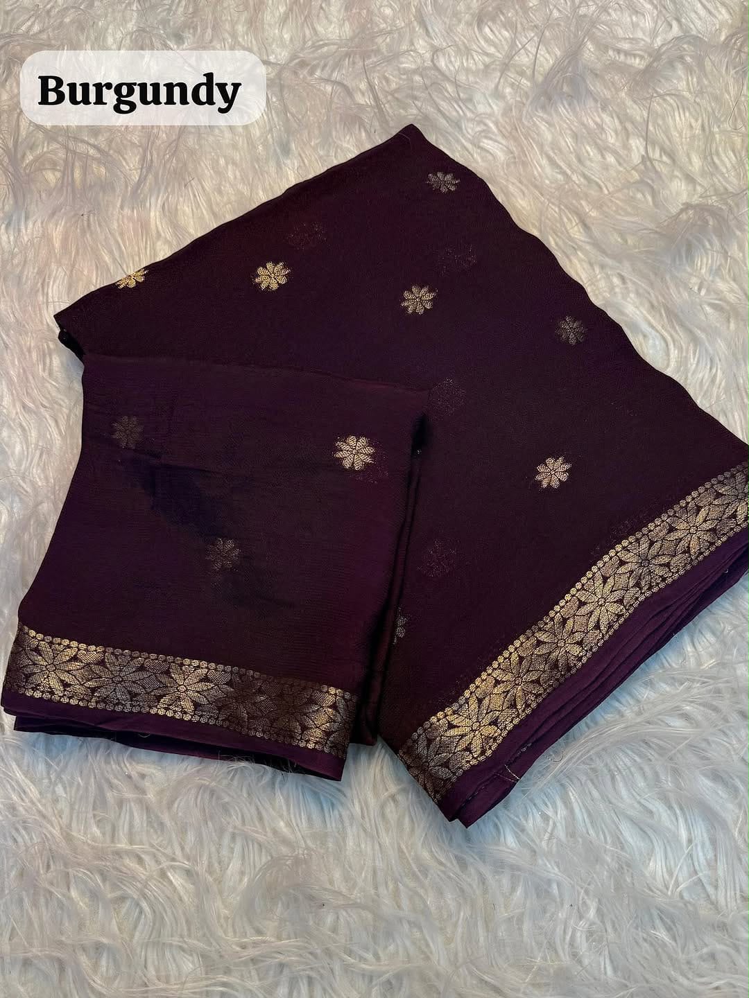 Viscose weaving saree