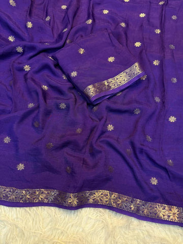 Viscose weaving saree