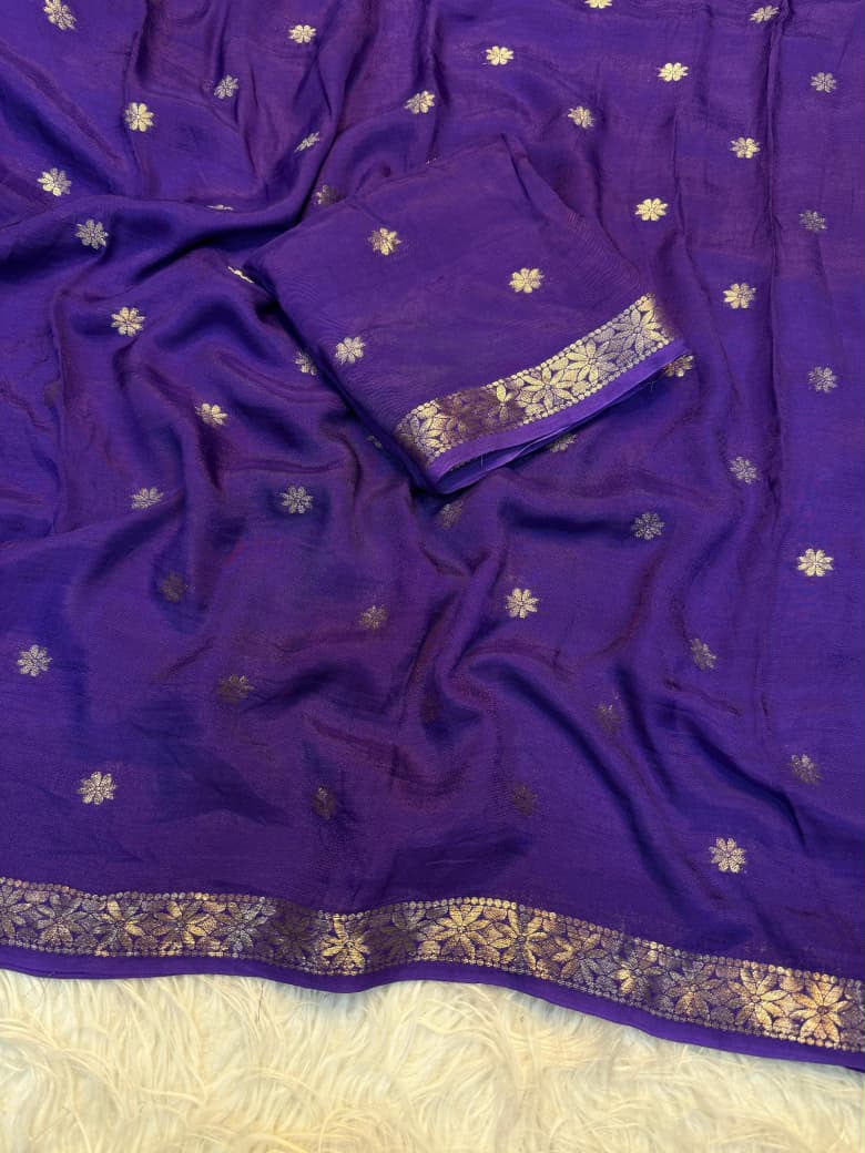 Viscose weaving saree