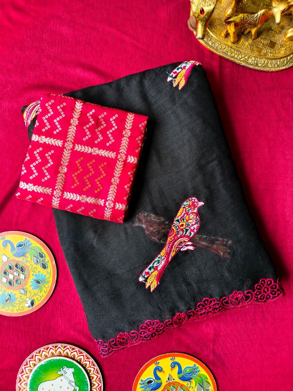 Beautiful georgette saree