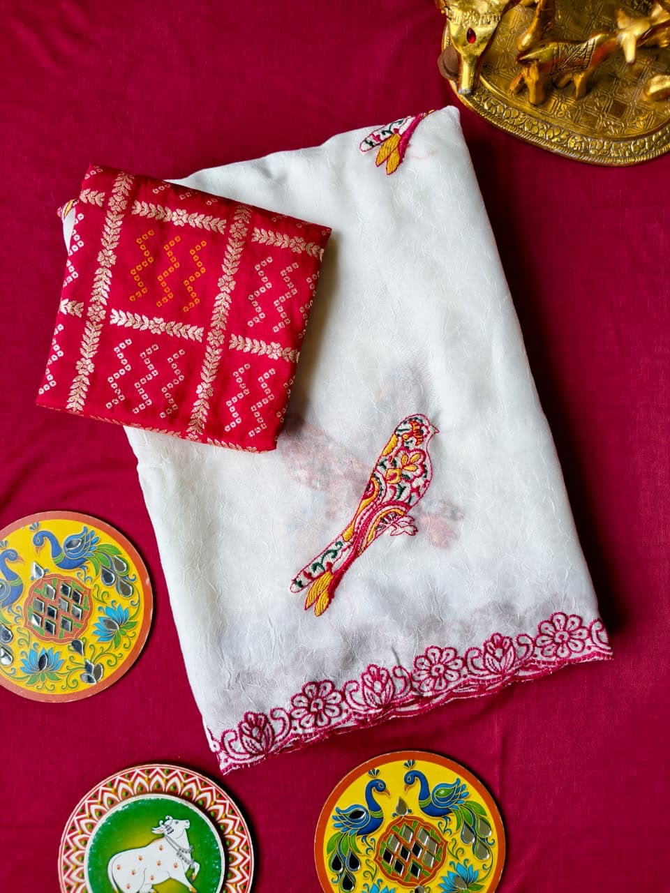 Beautiful georgette saree