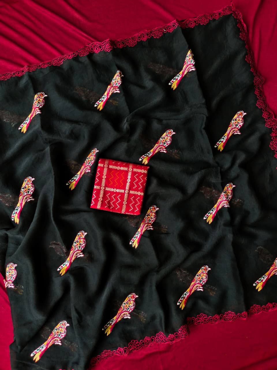 Beautiful georgette saree