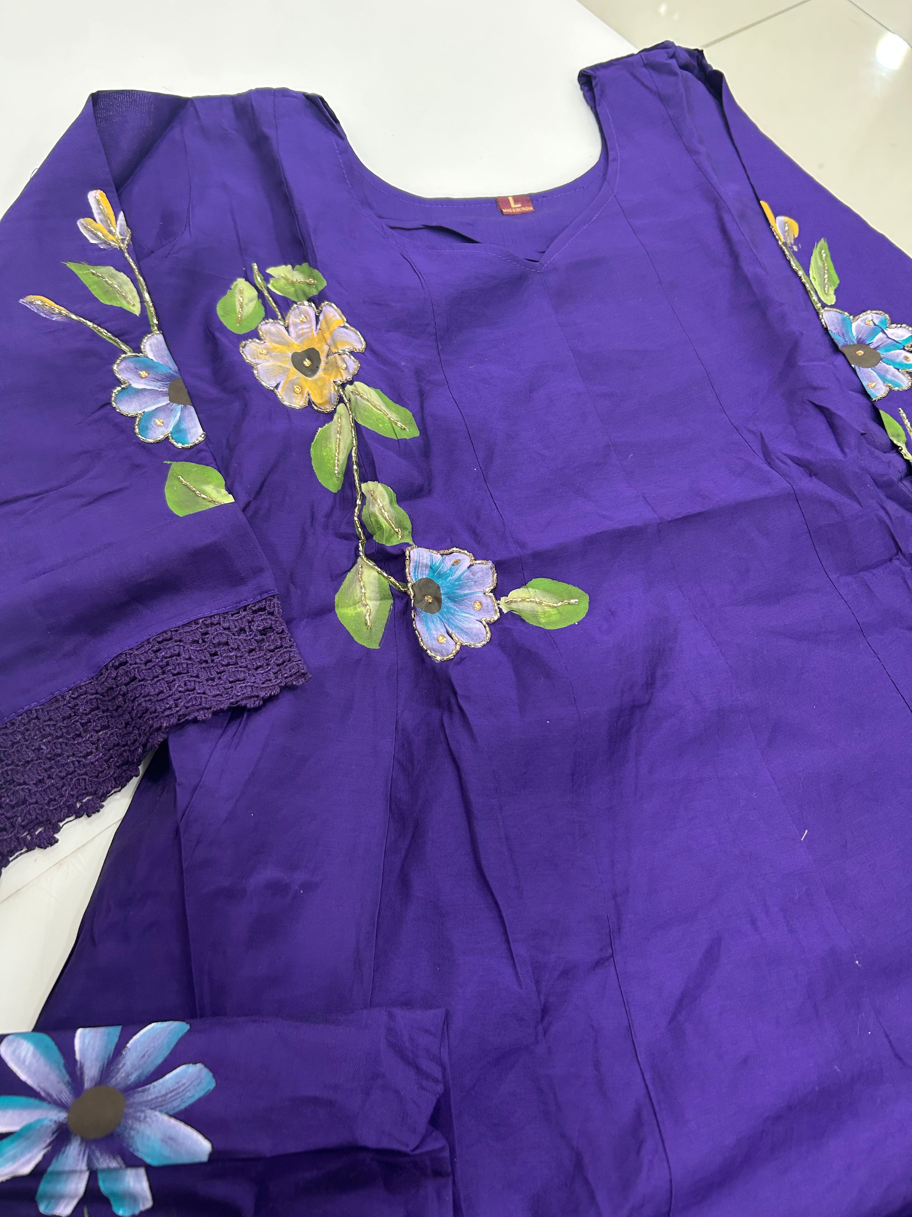 Mul chenderi A-line 3-piece set