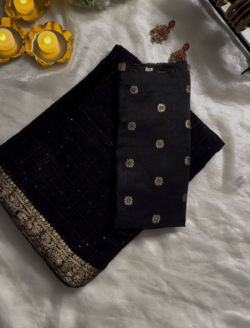 Viscose georgette saree