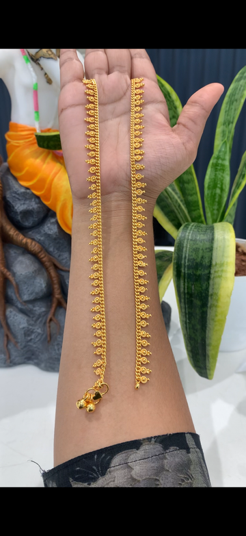 Beautiful micro plated gold replica anklet’s