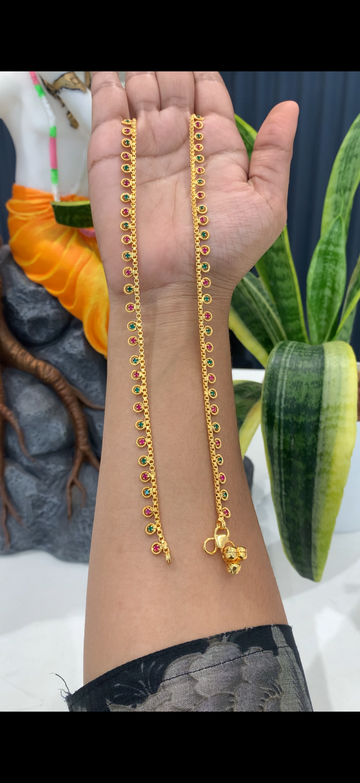 Beautiful micro plated gold replica anklet’s
