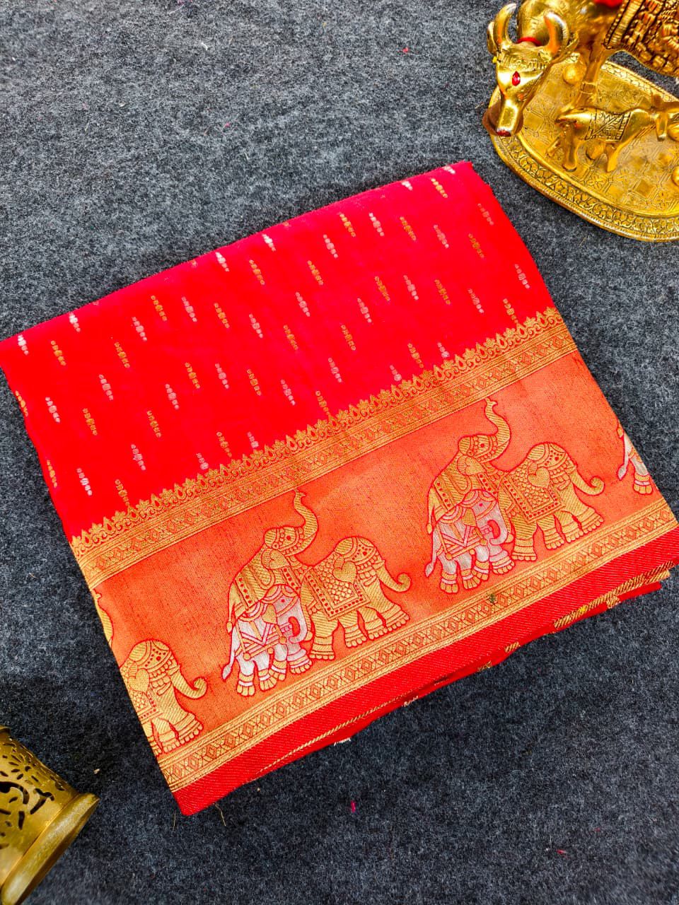 Soft tebi silk saree