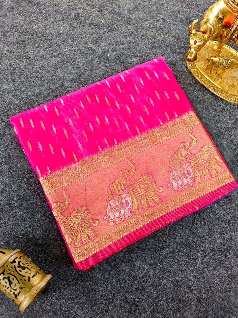 Soft tebi silk saree