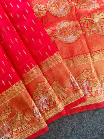Soft tebi silk saree