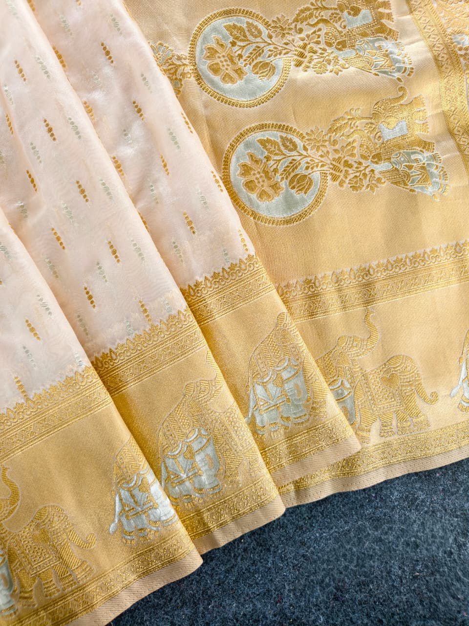 Soft tebi silk saree
