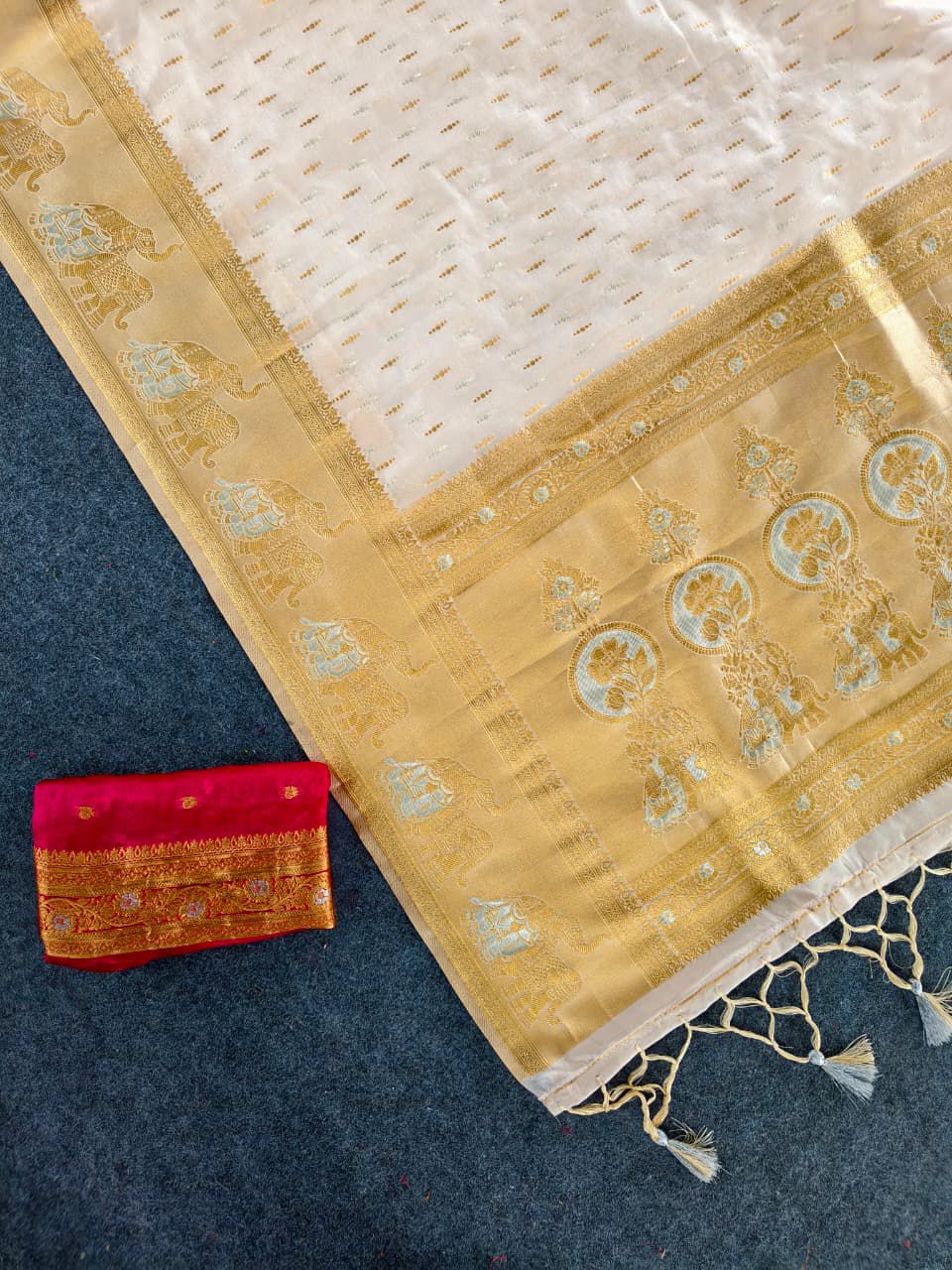 Soft tebi silk saree