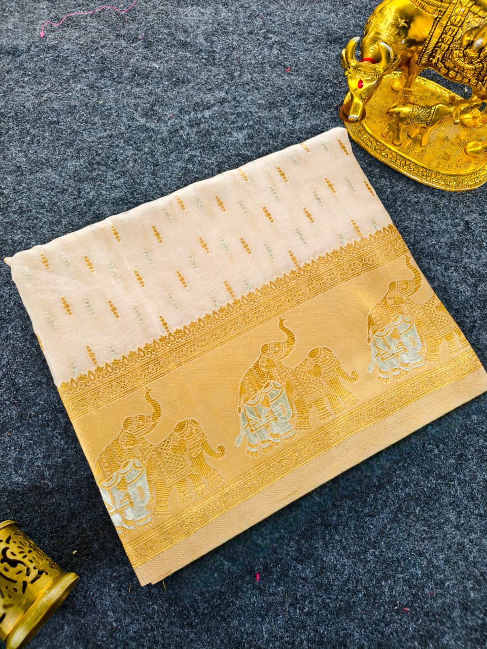 Soft tebi silk saree