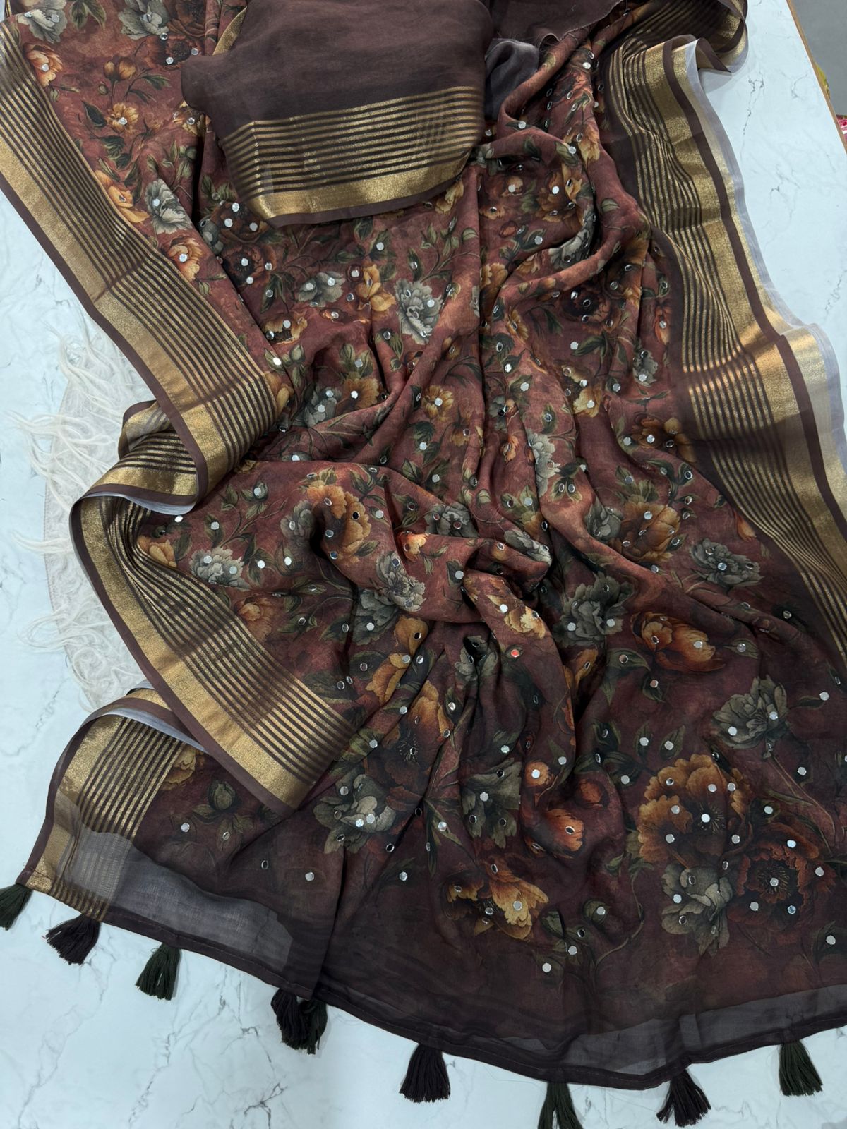 Premium georgette saree