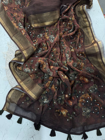 Premium georgette saree