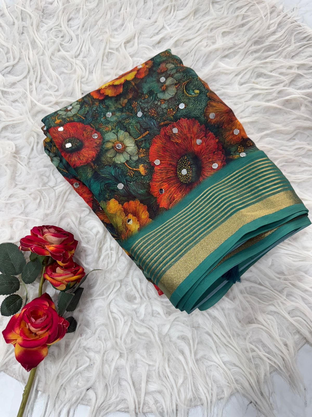 Premium georgette saree